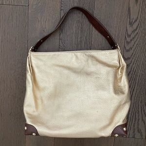 Gold and Brown Michael Kors Purse